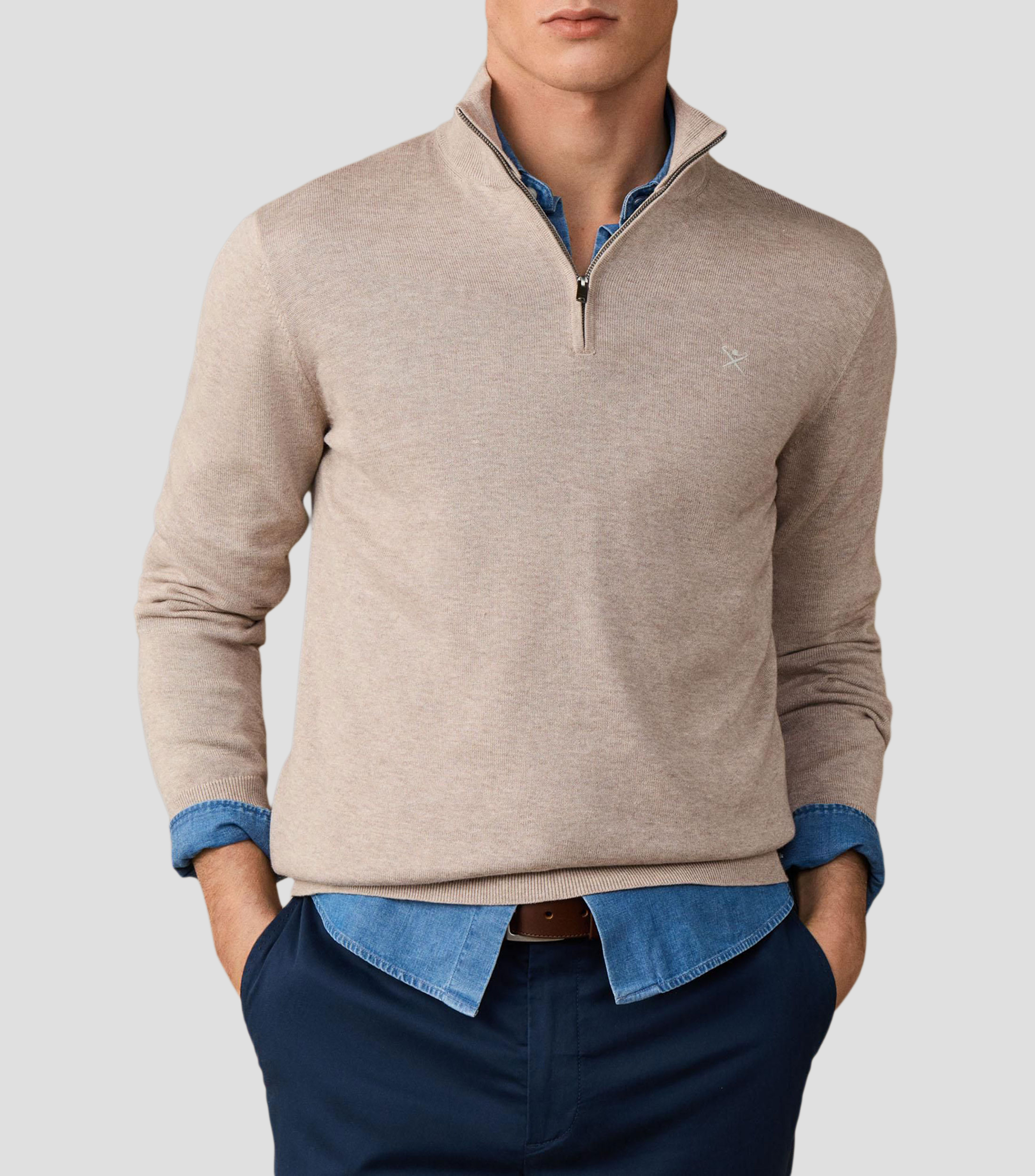 Suéter cuello alto Hombre